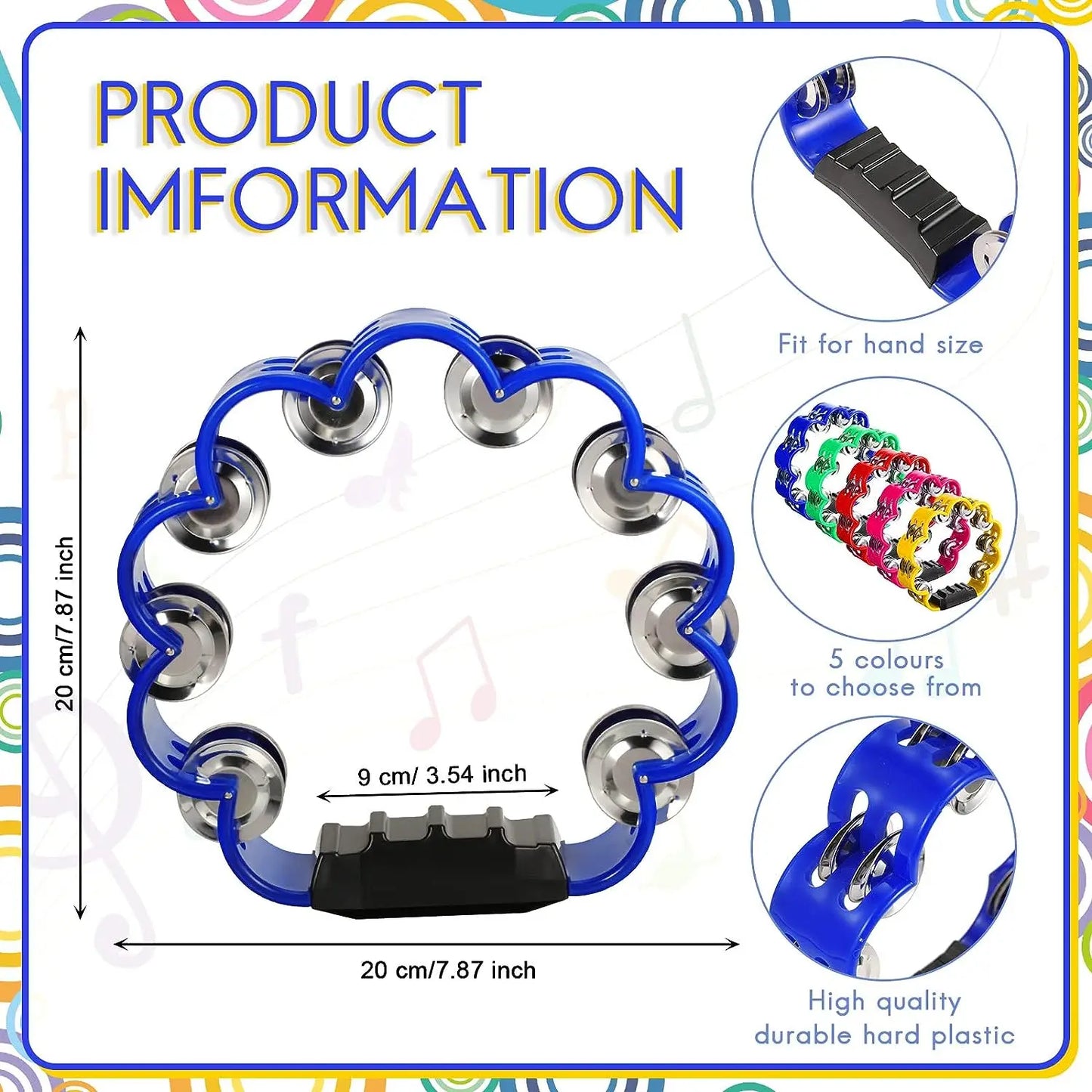 Petal Shaped Tambourine