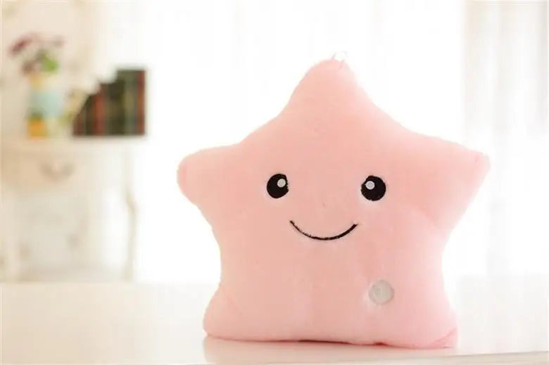 Colourful LED Light Stars Cushion – Soothing Sensory Support for Restful Spaces