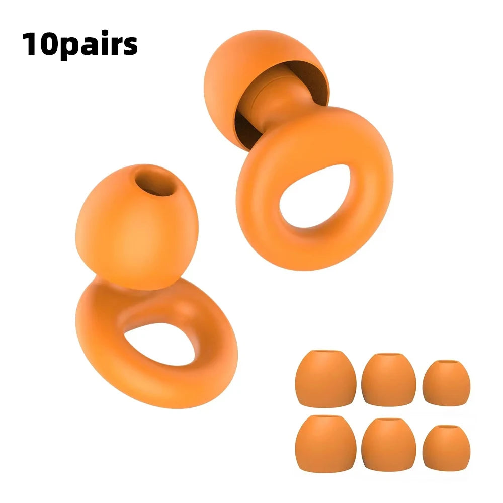HUAK Silicone Ear Plugs High-Fidelity Noise Reduction for Neurodivergent Teens & Adults