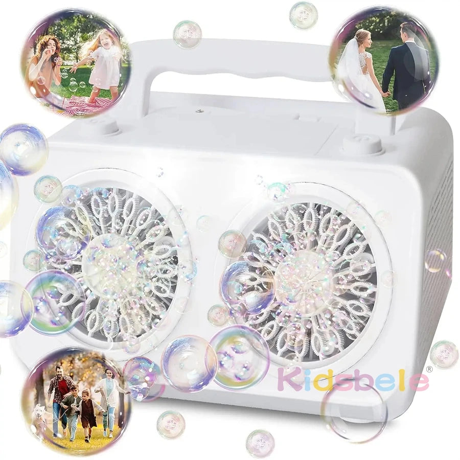 26-Hole Bubble Blower – Portable Machine for Sensory-Friendly Play & Outdoor Fun