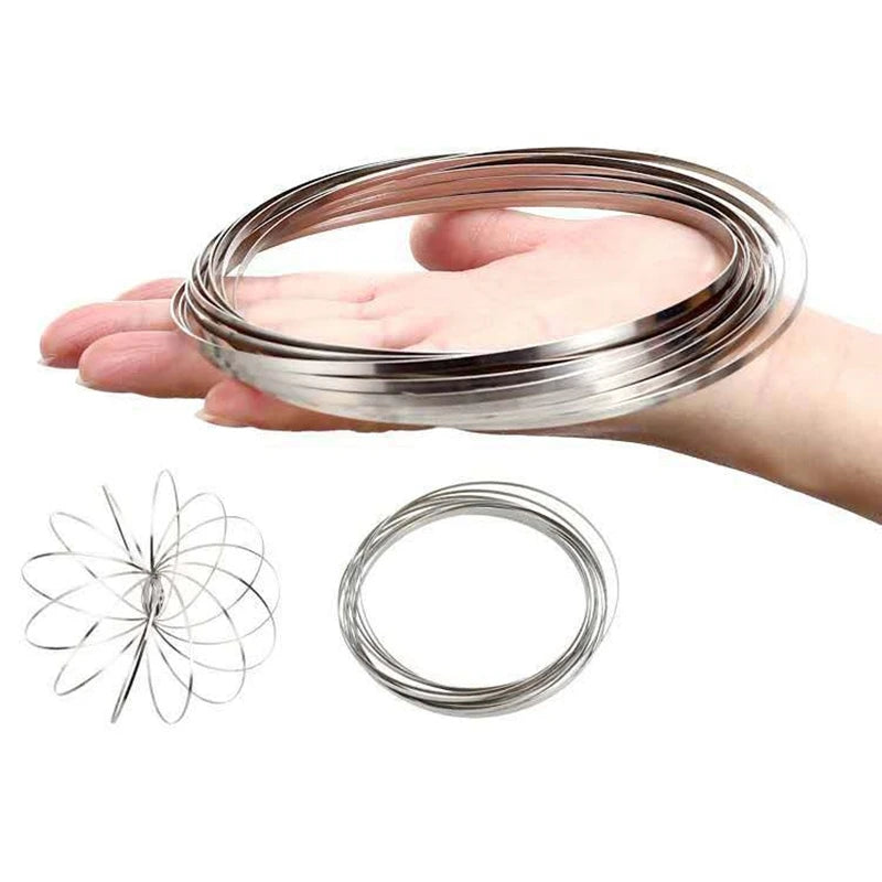 Intelligent Toroflux Inductive Flow Ring – Kinetic Desk Toy for Tactile Focus & Visual Flow