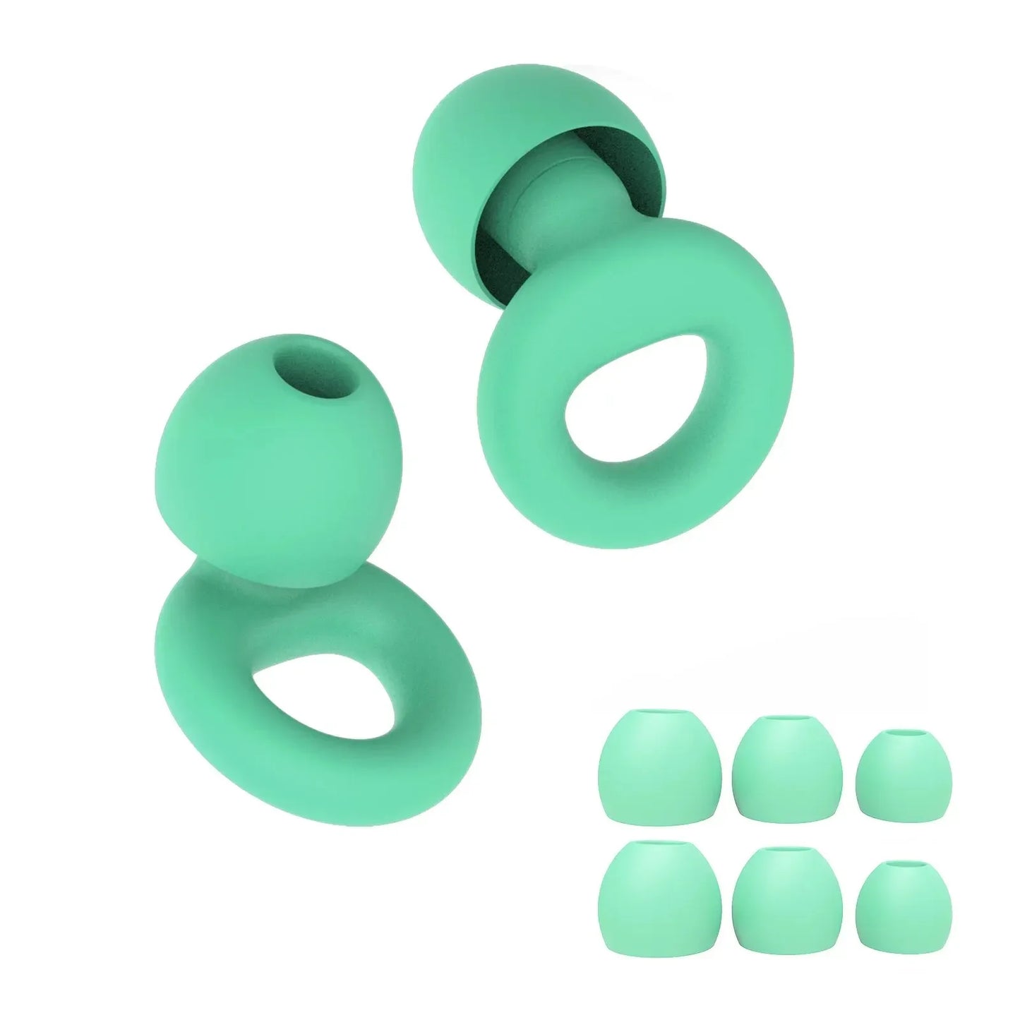 HUAK Silicone Ear Plugs High-Fidelity Noise Reduction for Neurodivergent Teens & Adults