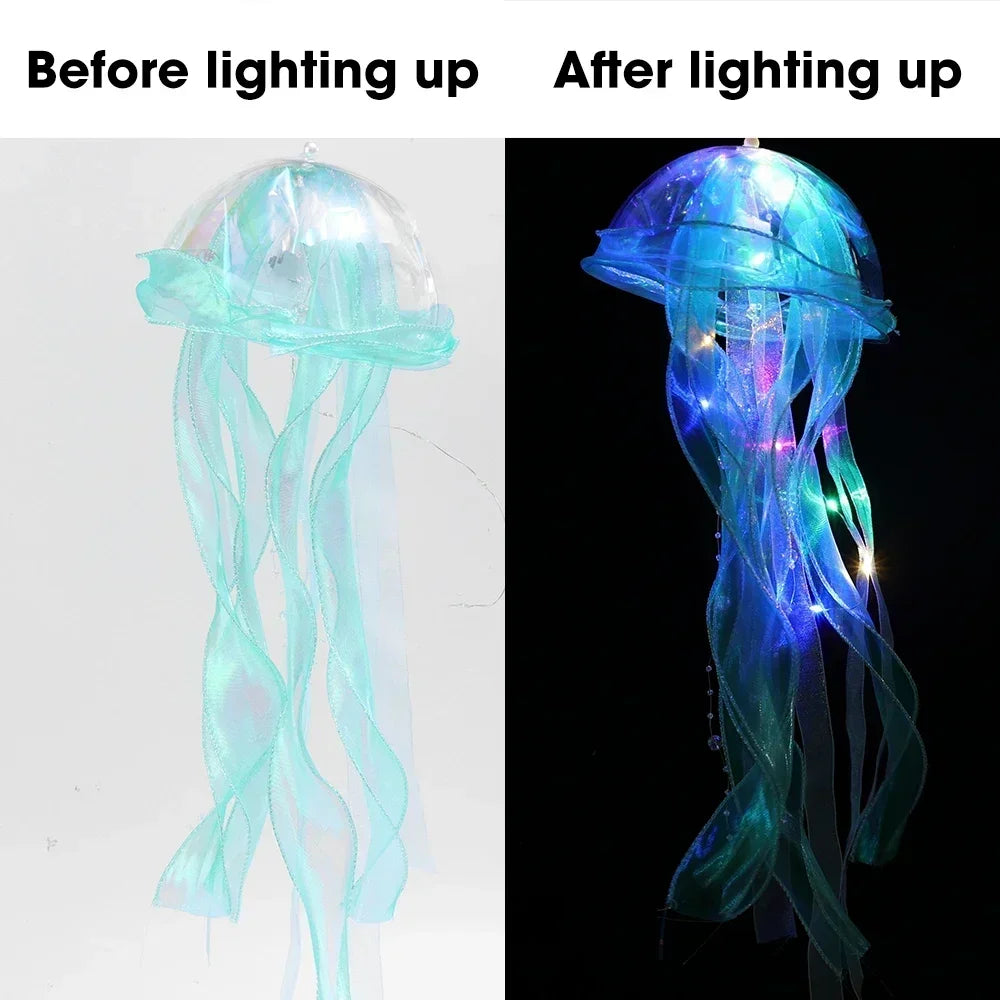 Jellyfish Wall Hanging Decoration Lamps – Calming Sensory Lighting for Neurodivergent-Friendly Spaces
