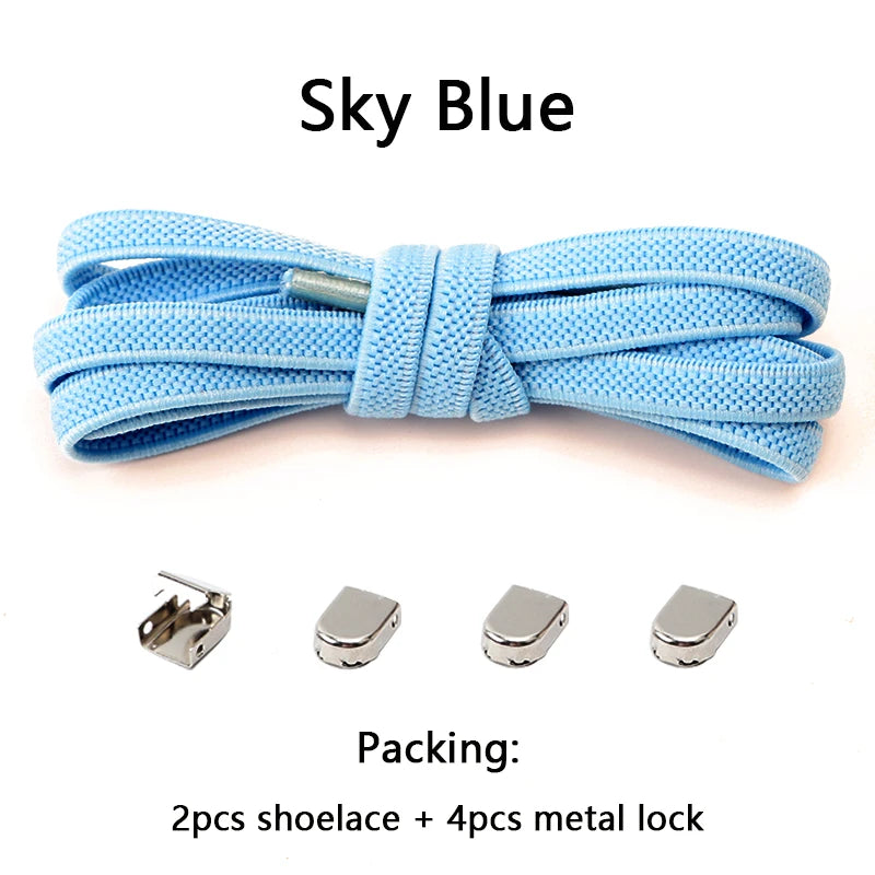 4Pcs No Tie Shoelaces – Effortless, Sensory-Friendly Footwear for All Ages