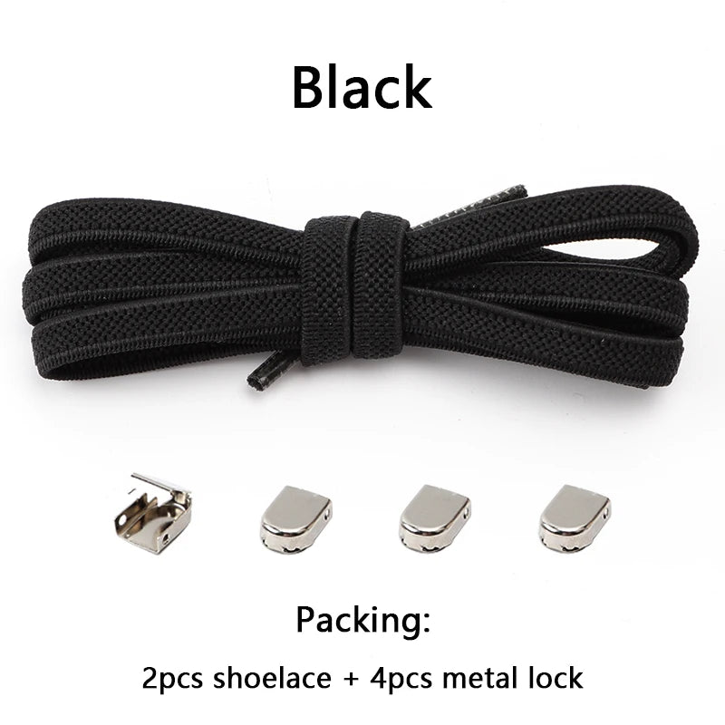 4Pcs No Tie Shoelaces – Effortless, Sensory-Friendly Footwear for All Ages