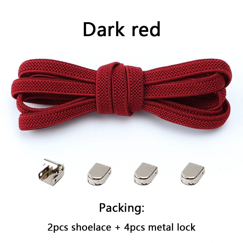 4Pcs No Tie Shoelaces – Effortless, Sensory-Friendly Footwear for All Ages
