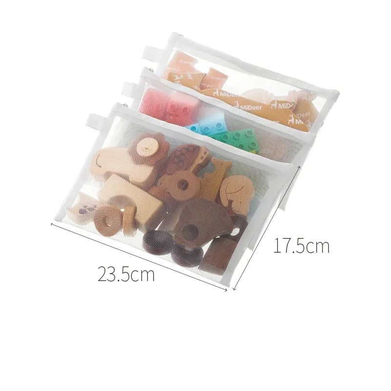 3 pcs Toy Storage Bag | Organised Play for Neurodivergent-Friendly Spaces