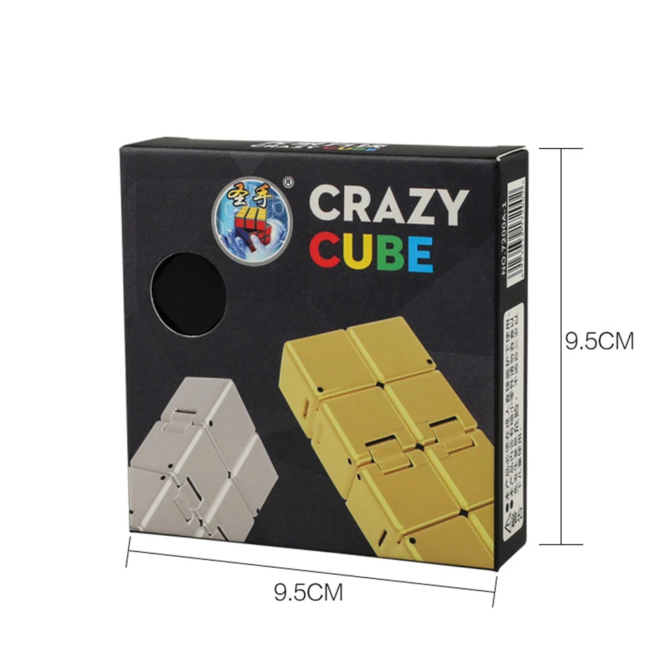 Infinity Magic Cube – Folding Fidget Puzzle for Repetitive Focus & Tactile Engagement