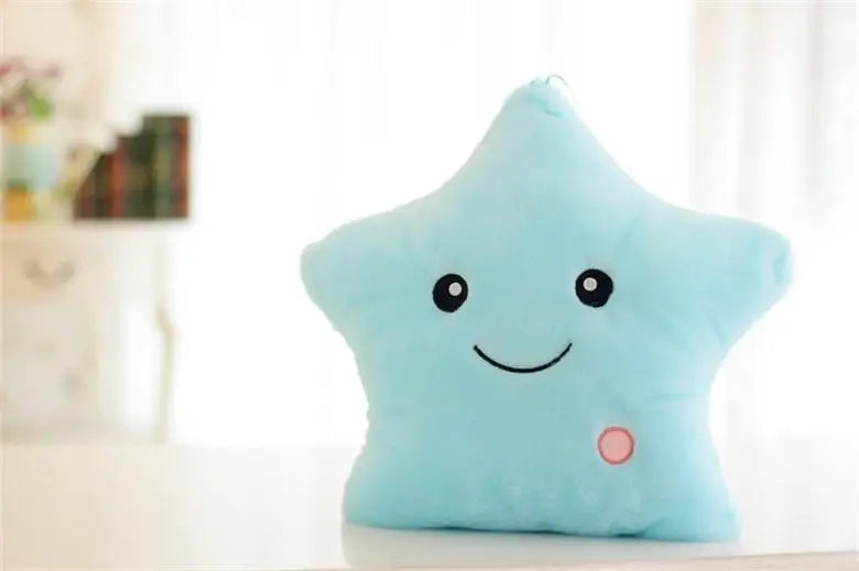Colourful LED Light Stars Cushion – Soothing Sensory Support for Restful Spaces