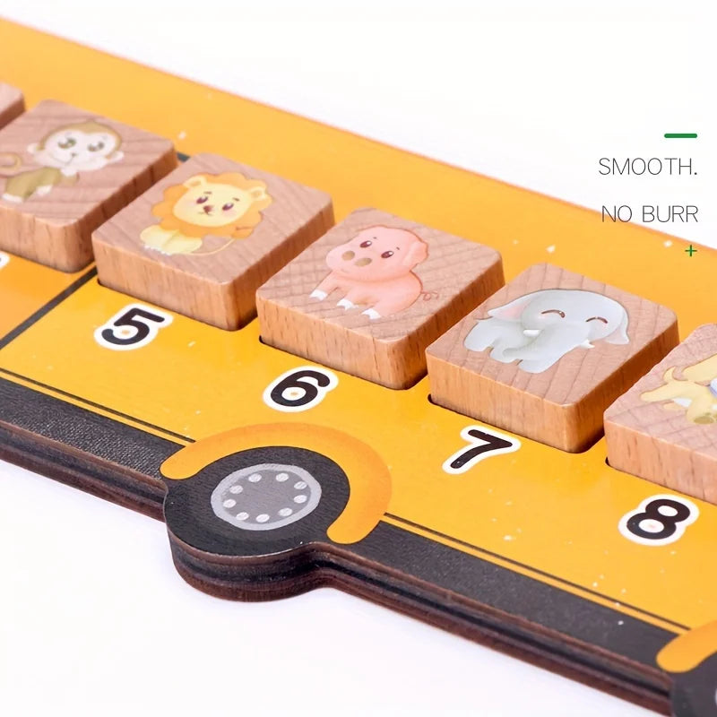 Math Educational Animal Block Game Number Matching for Neurodivergent-Friendly Learning