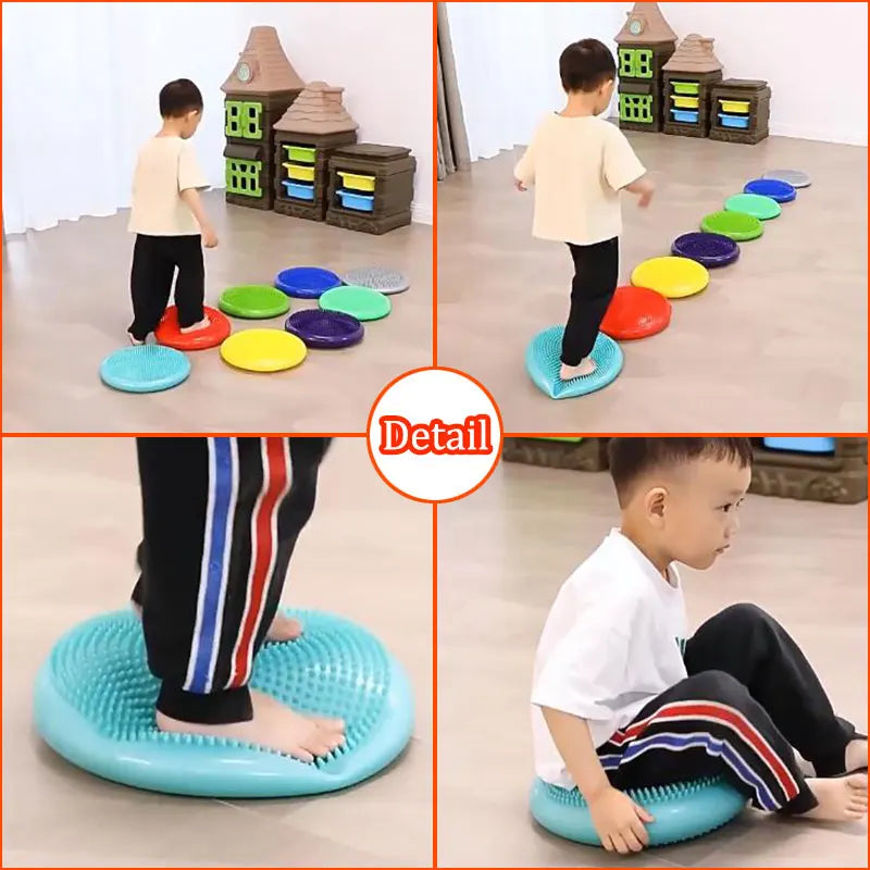 Inflatable Wobble Cushion ,Balance & Focus Tool for Neurodivergent-Friendly Movement