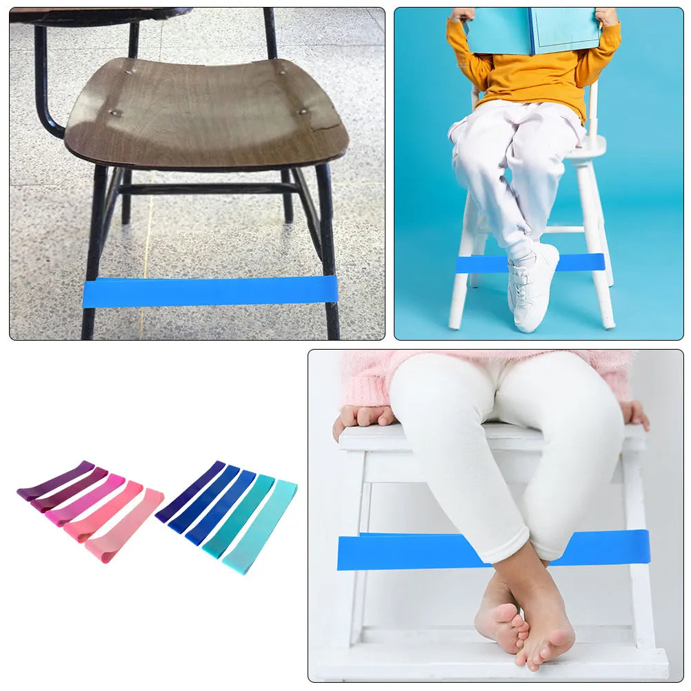 10pcs Stretchy Chair Bands-Support Seated Movement & Calm for Neurodivergent Learners