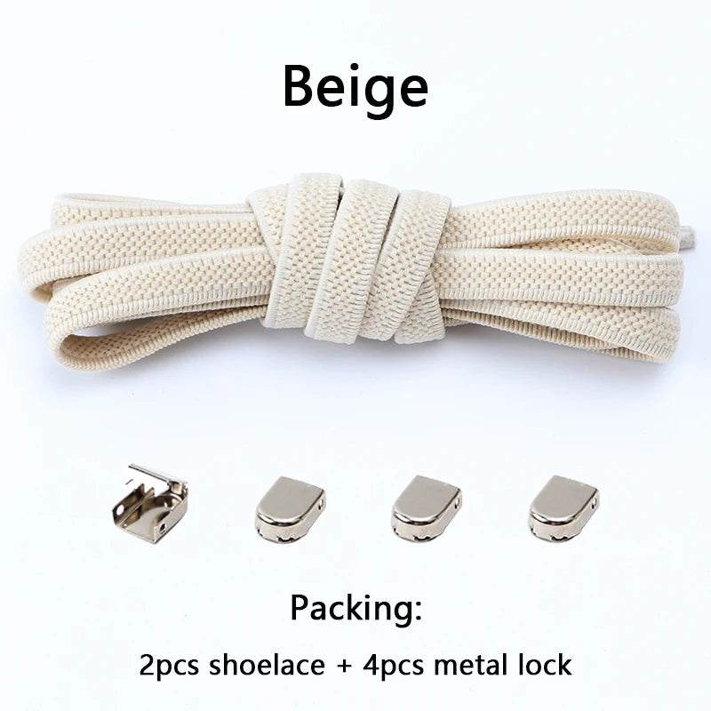 4Pcs No Tie Shoelaces – Effortless, Sensory-Friendly Footwear for All Ages