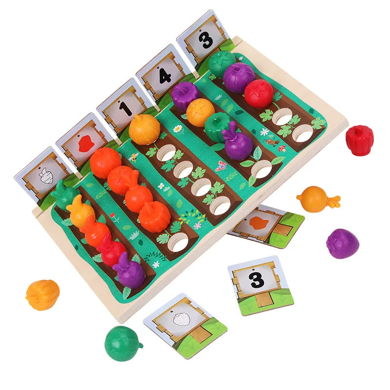 Fruits & Vegetable Math Sorting & Counting Number Game