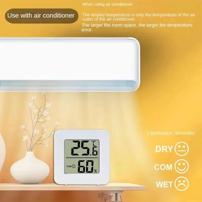 Mini LCD Digital Room Temperature Humidity Sensor – Visual Climate Feedback for Neurodivergent Comfort