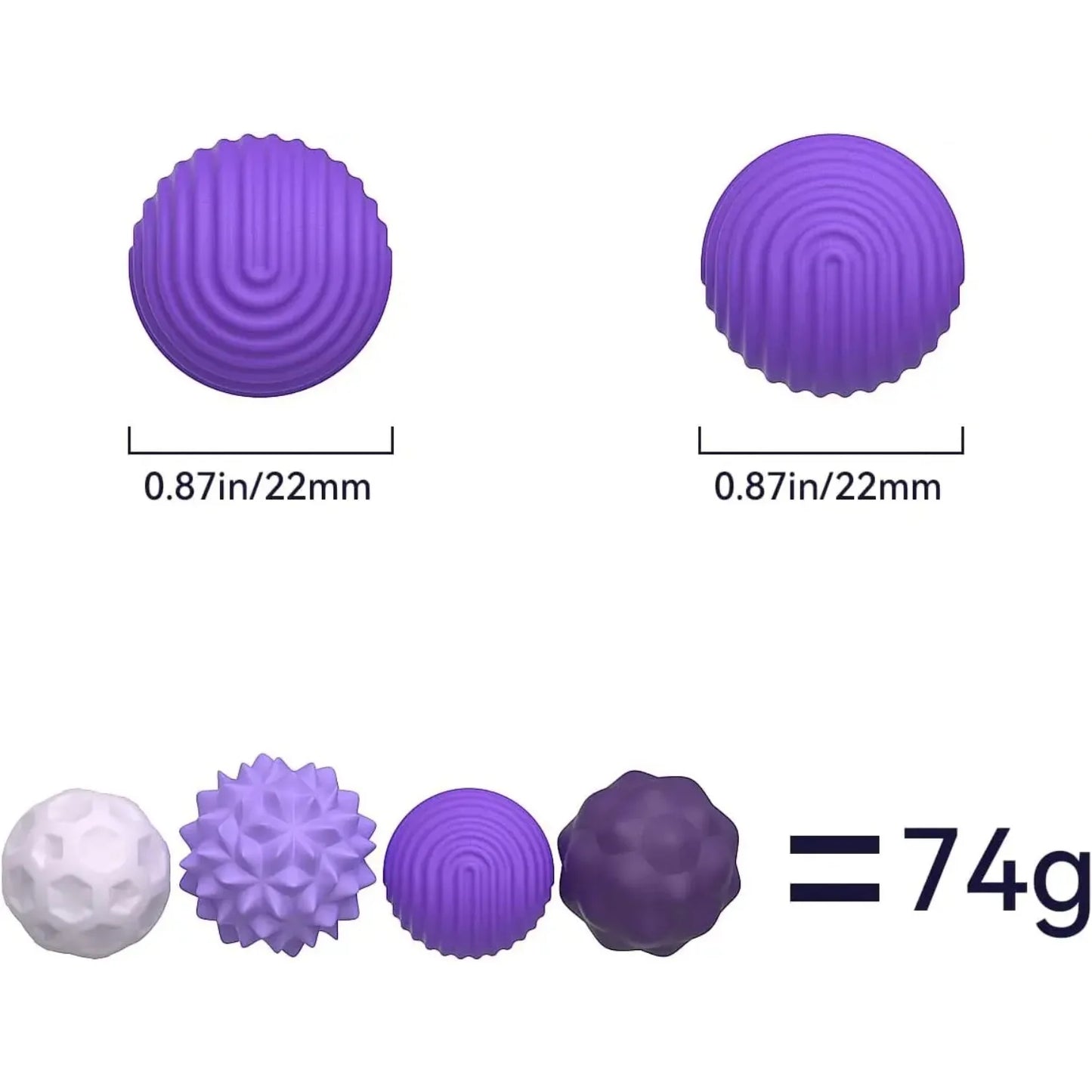 Silicone Magnetic Sensory Balls | Tactile Focus & Visual Engagement Set