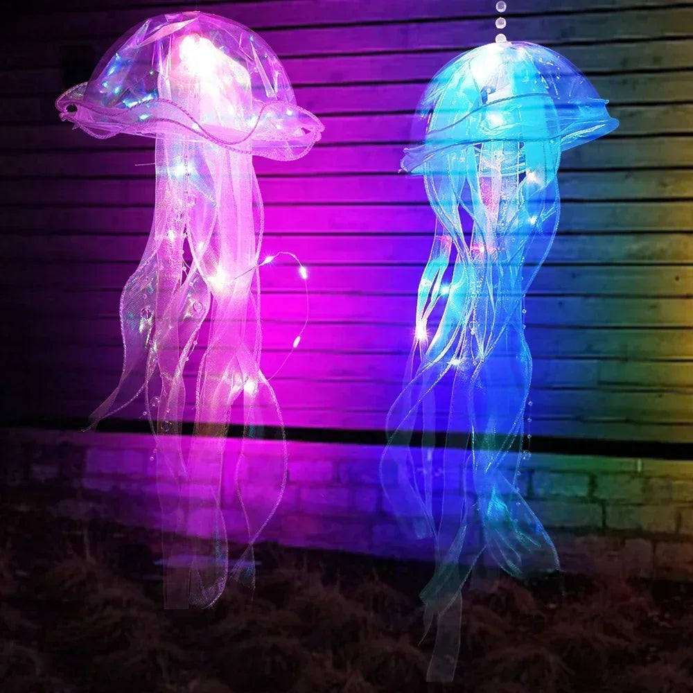 Jellyfish Wall Hanging Decoration Lamps – Calming Sensory Lighting for Neurodivergent-Friendly Spaces