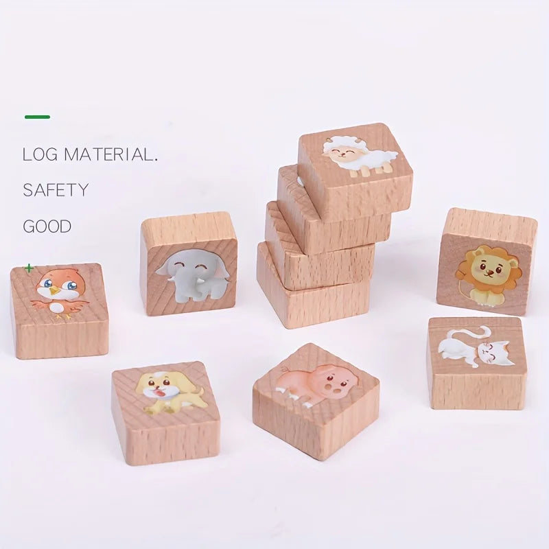 Math Educational Animal Block Game Number Matching for Neurodivergent-Friendly Learning