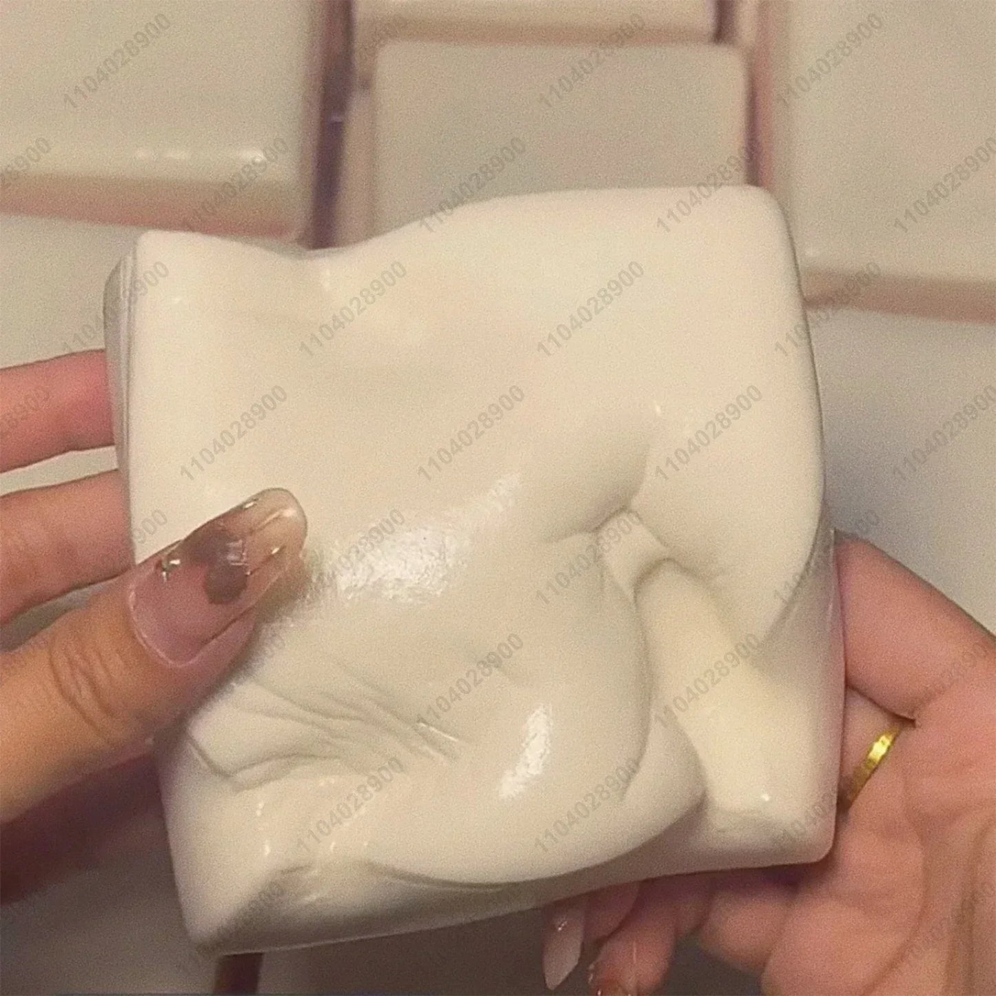 Whimsical strawberry-themed squishy for discreet sensory support