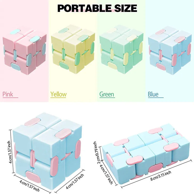 Magic Puzzle Cube Fidget -Multisensory Movement & Focus Tool