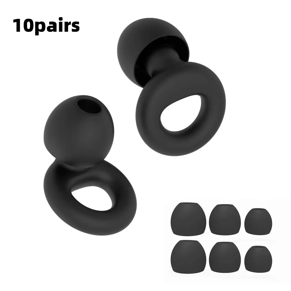 HUAK Silicone Ear Plugs High-Fidelity Noise Reduction for Neurodivergent Teens & Adults