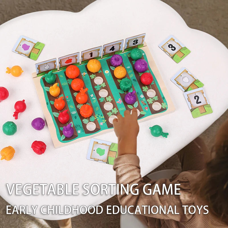 Fruits & Vegetable Math Sorting & Counting Number Game