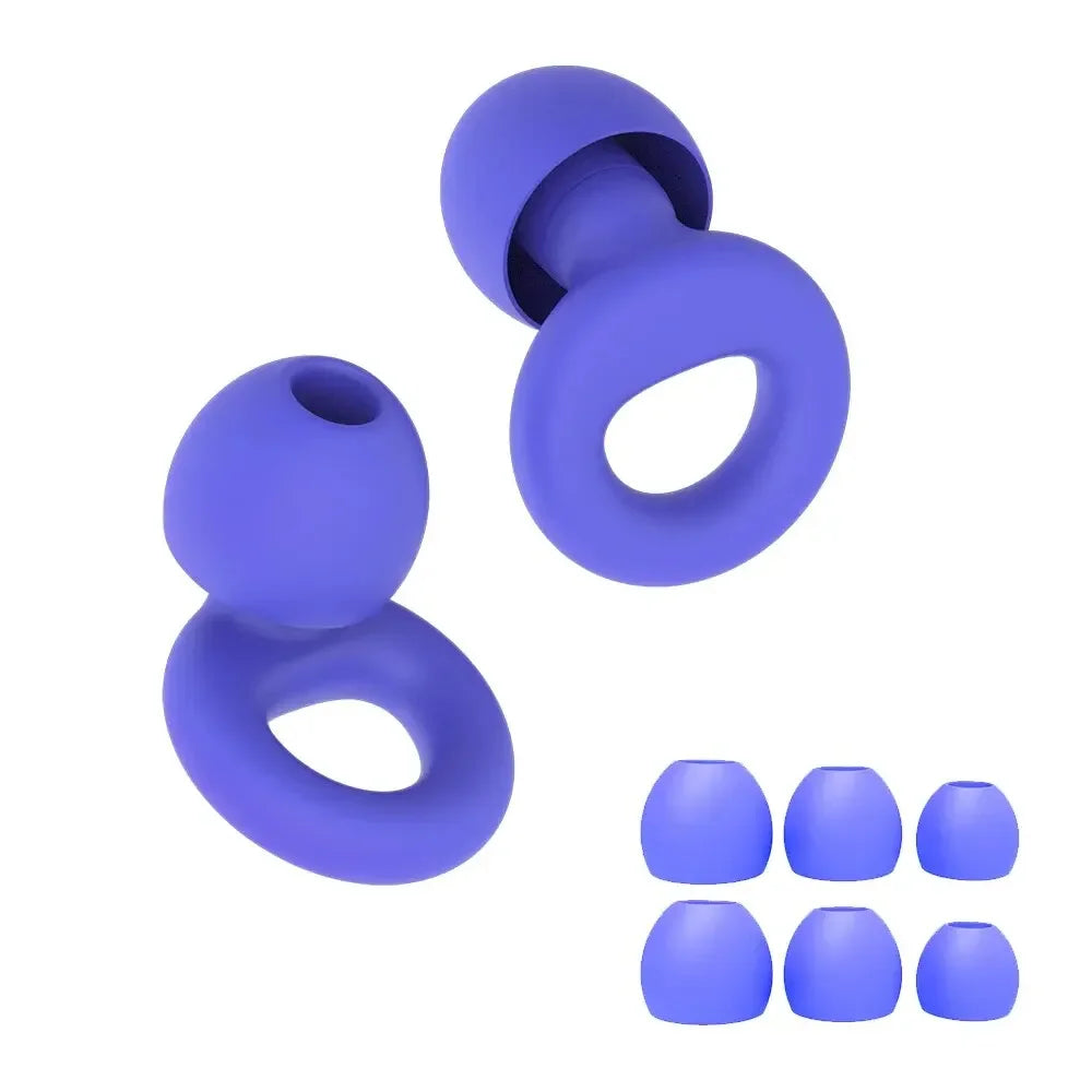 HUAK Silicone Ear Plugs High-Fidelity Noise Reduction for Neurodivergent Teens & Adults