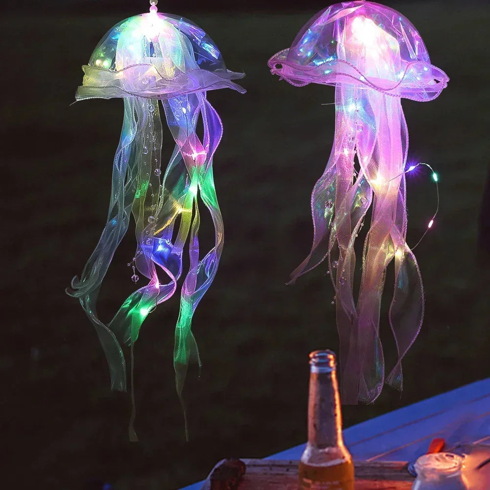 Jellyfish Wall Hanging Decoration Lamps – Calming Sensory Lighting for Neurodivergent-Friendly Spaces