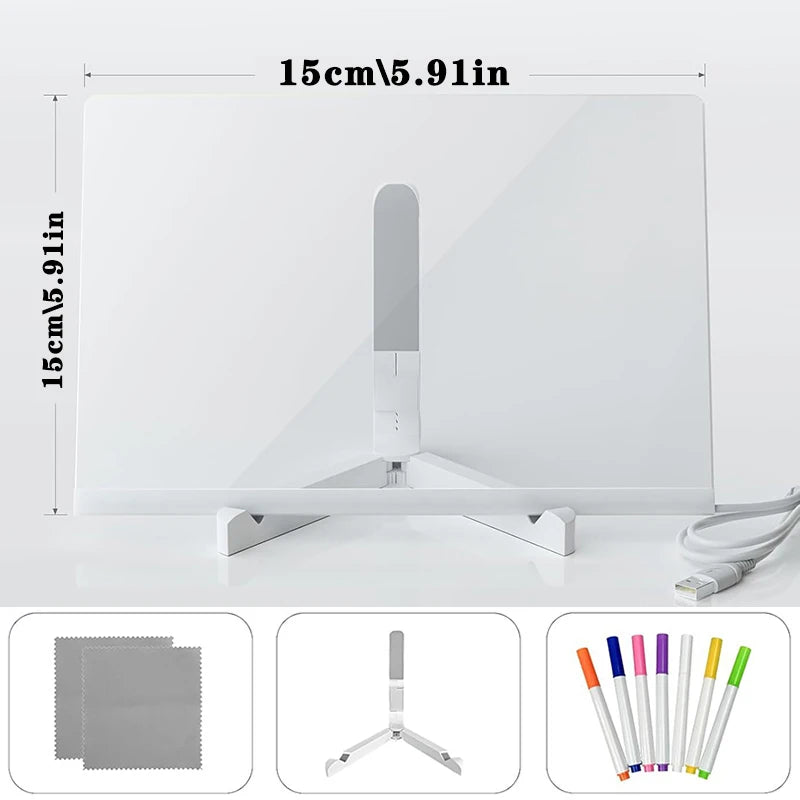 Glowing Acrylic Marker Board