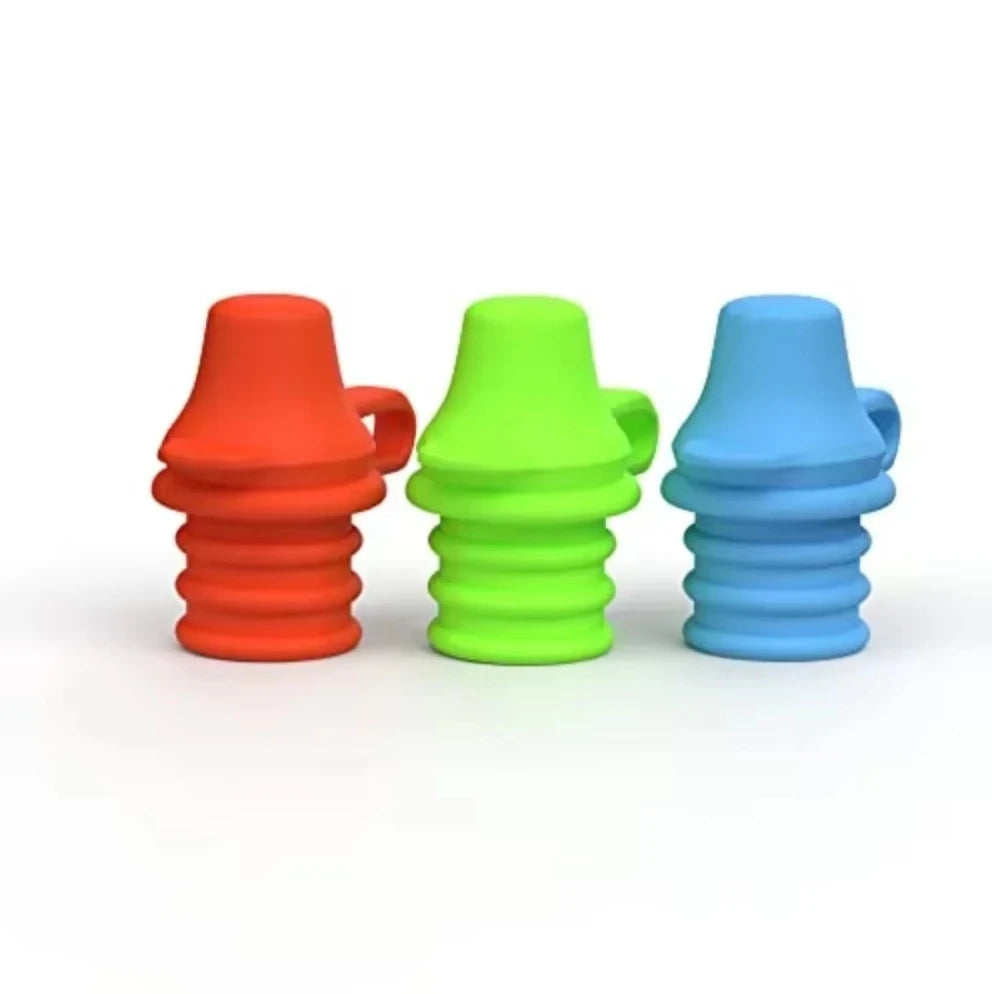 3Pcs No Spill Water Bottle Cup Adapter – Leak-Proof Hydration Support for Accessibility & Travel