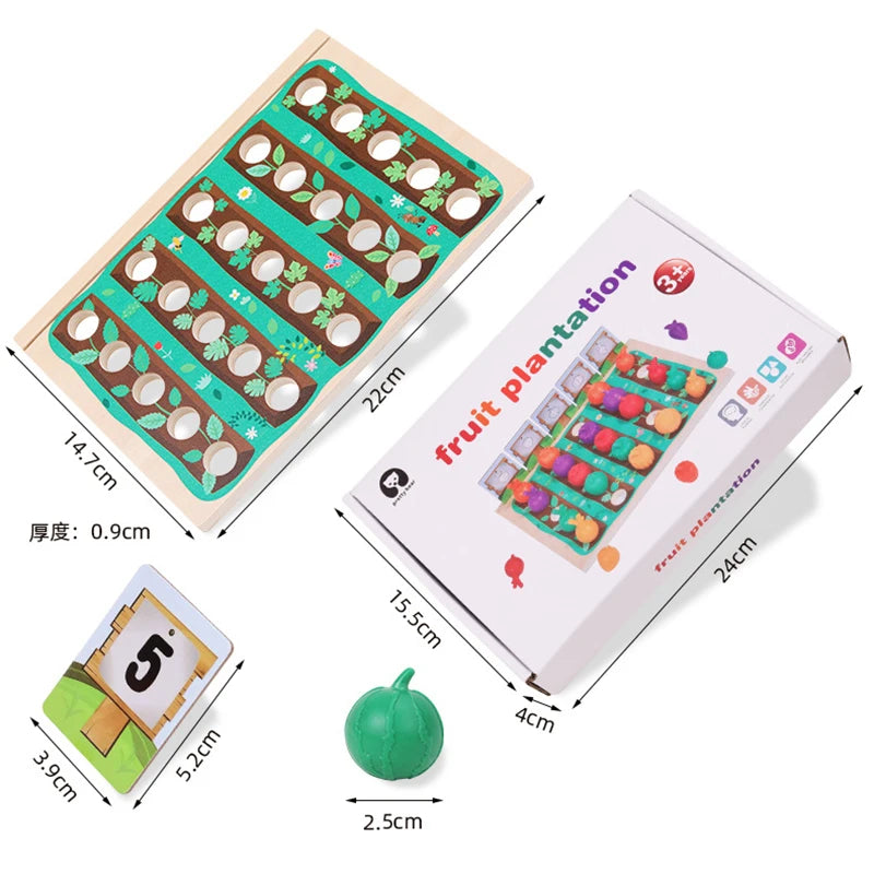 Fruits & Vegetable Math Sorting & Counting Number Game