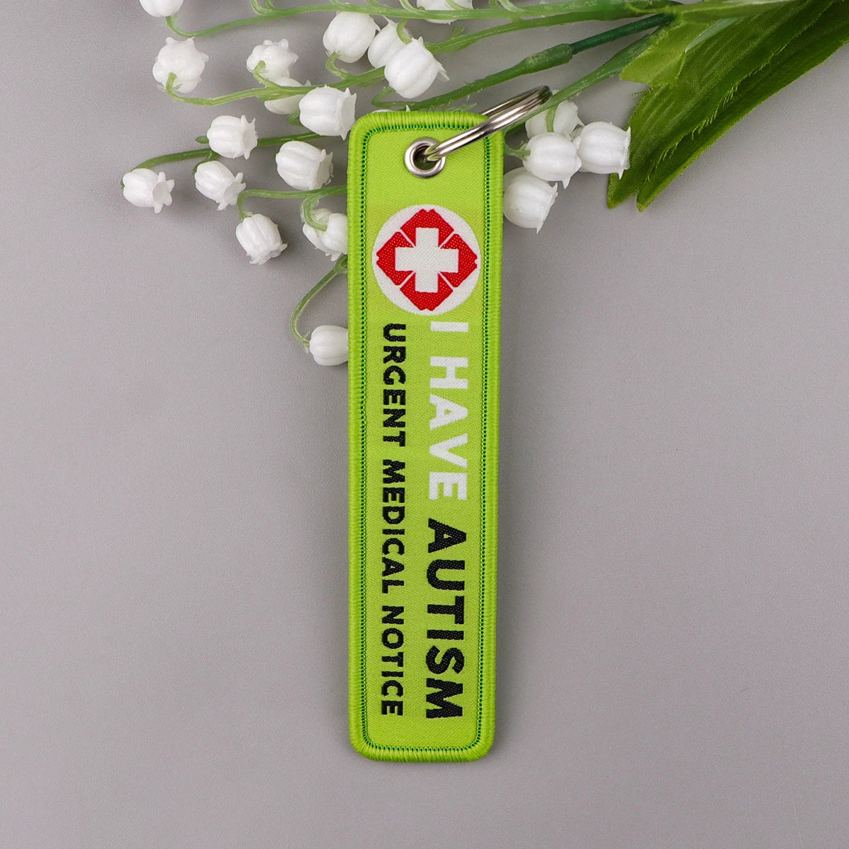 I HAVE AUTISM Embroidered Key Fob – Visibility Tool for Advocacy, Awareness & Safety