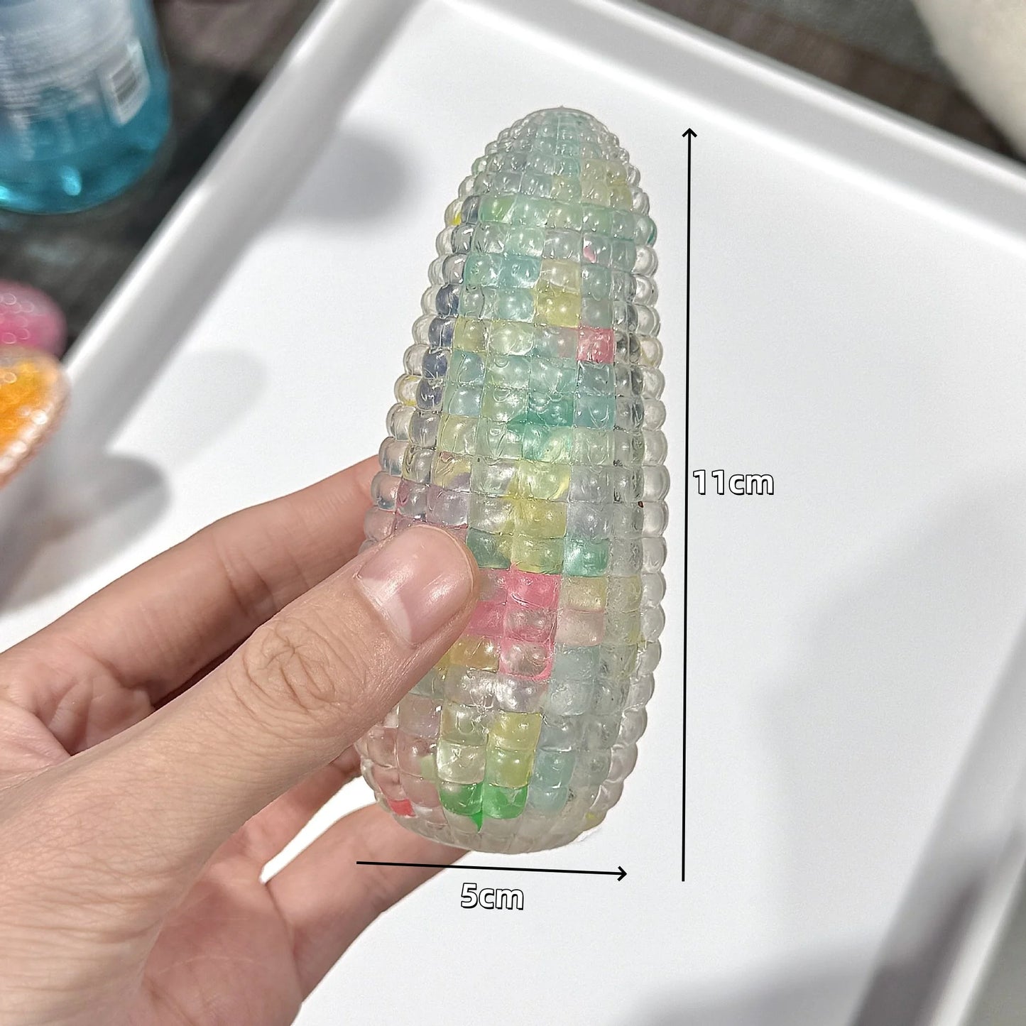 Crystal Corn Squishie – Soft Sensory Fidget for Stress Relief & Emotional Regulation