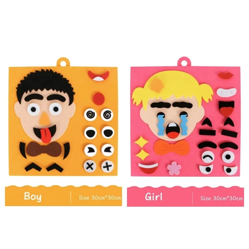 Felt Emotion Change Creative Facial Set