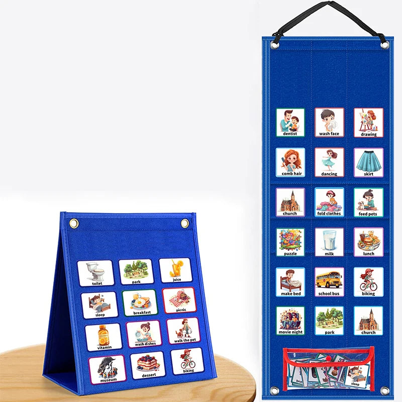 96 Pieces Kids Visual Schedule, Build Predictable Routines with Clarity and Choice
