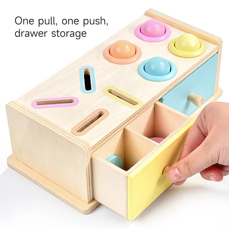Wooden Toys Multifunction Toy Box – Montessori-Inspired Sensory Set