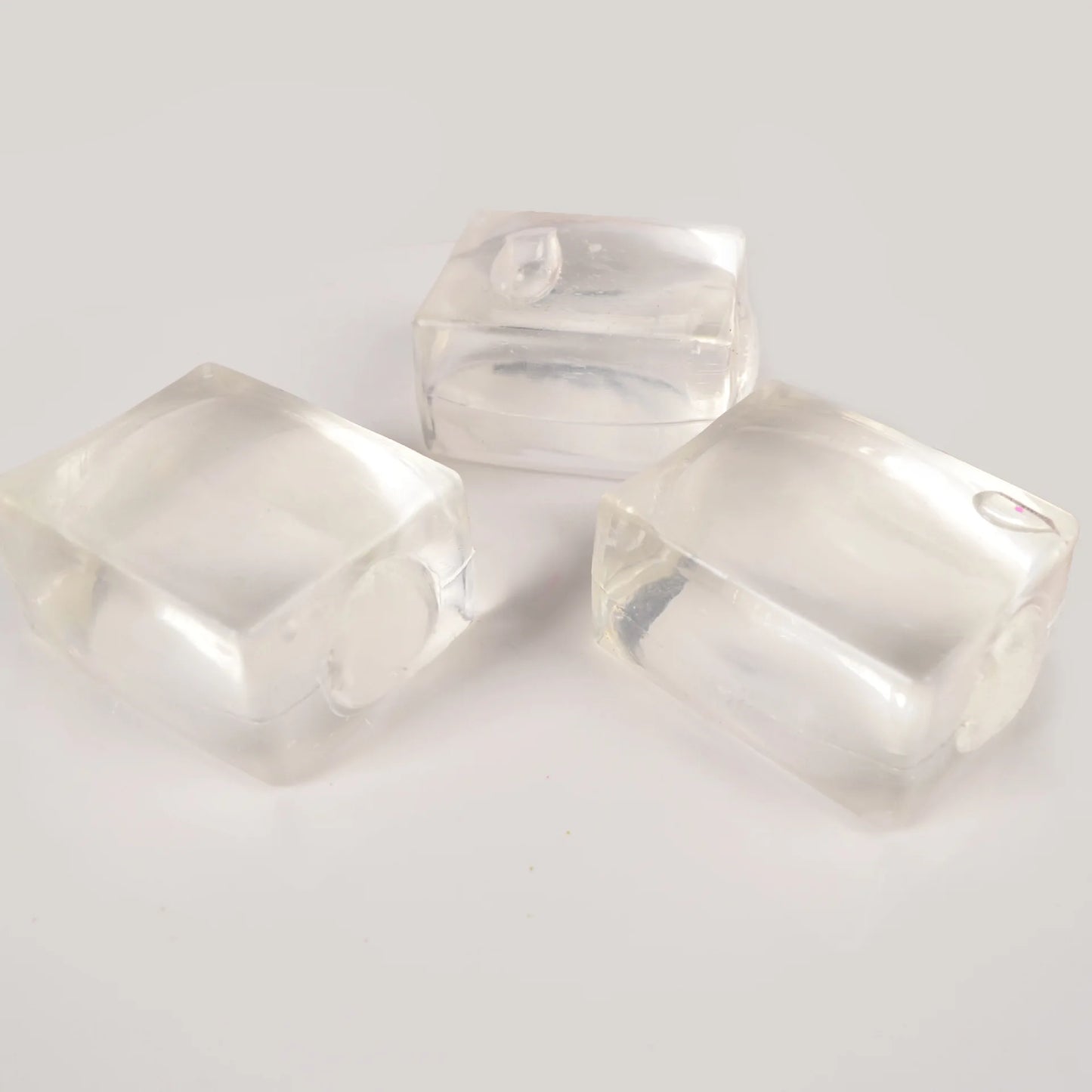 Transparent Ice Cube Squishie – Glitter Sensory Fidget for Stress & Emotional Regulation