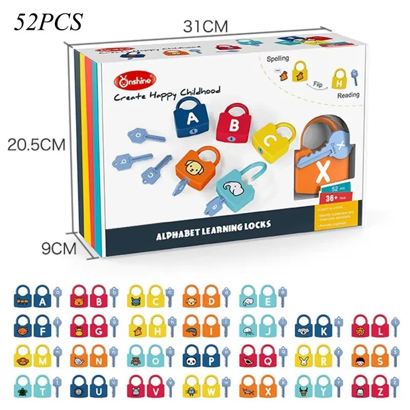 Alphanumeric pairing to unlock educational toys