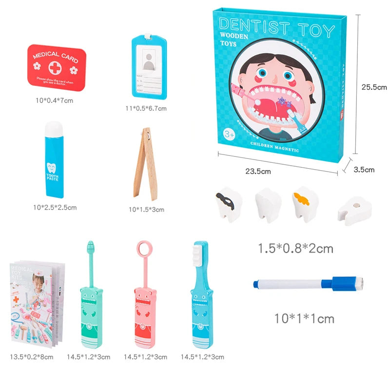 Children’s Dental Role Play Set – Confidence-Building Toy for Social Skills & Fine Motor Development