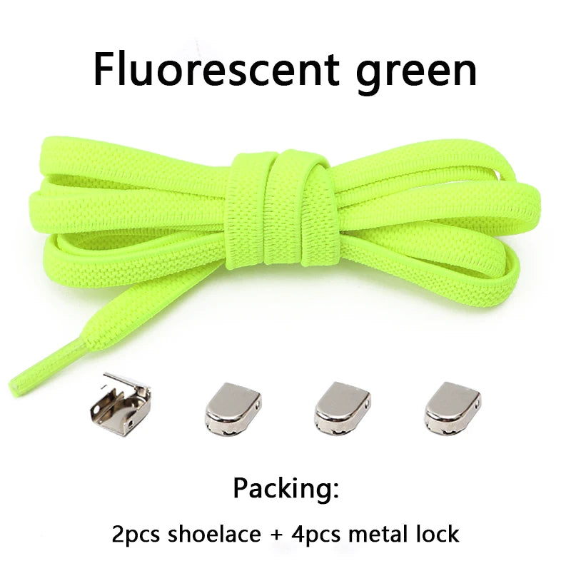 4Pcs No Tie Shoelaces – Effortless, Sensory-Friendly Footwear for All Ages