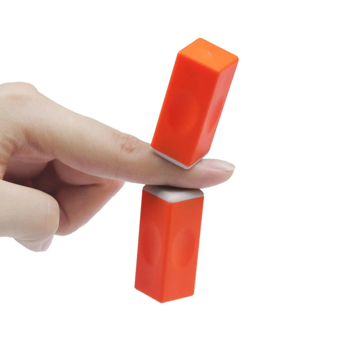 Colourful magnetic bricks offering calming play and fidgeting support