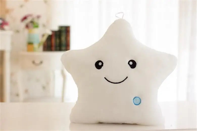 Colourful LED Light Stars Cushion – Soothing Sensory Support for Restful Spaces