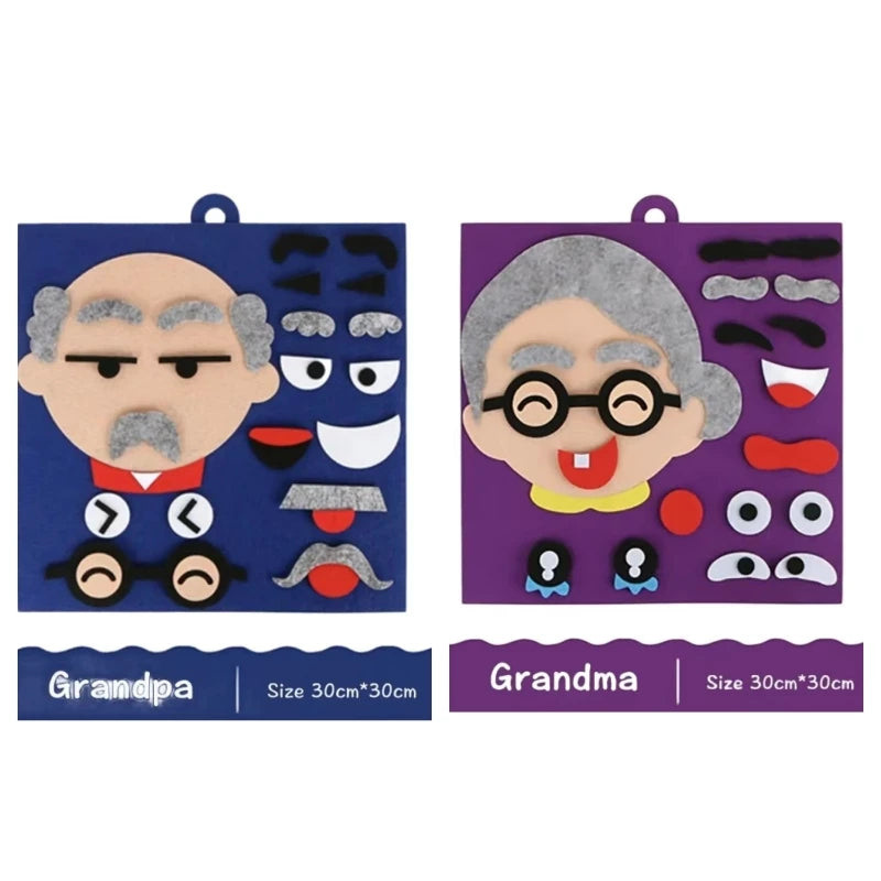 Felt Emotion Change Creative Facial Set