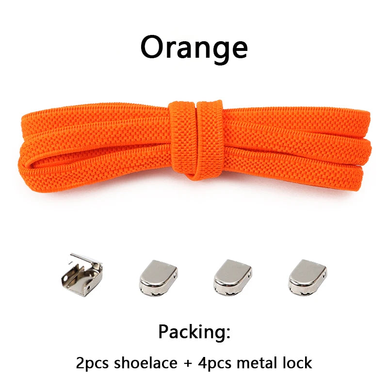 4Pcs No Tie Shoelaces – Effortless, Sensory-Friendly Footwear for All Ages