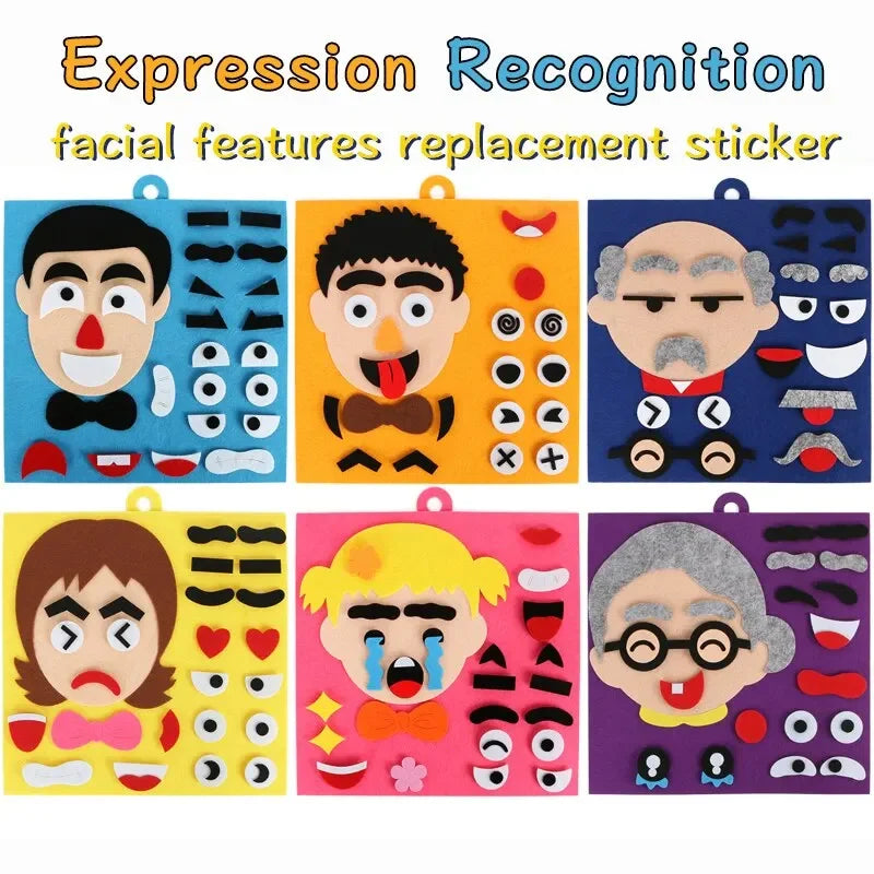 Felt Emotion Change Creative Facial Set