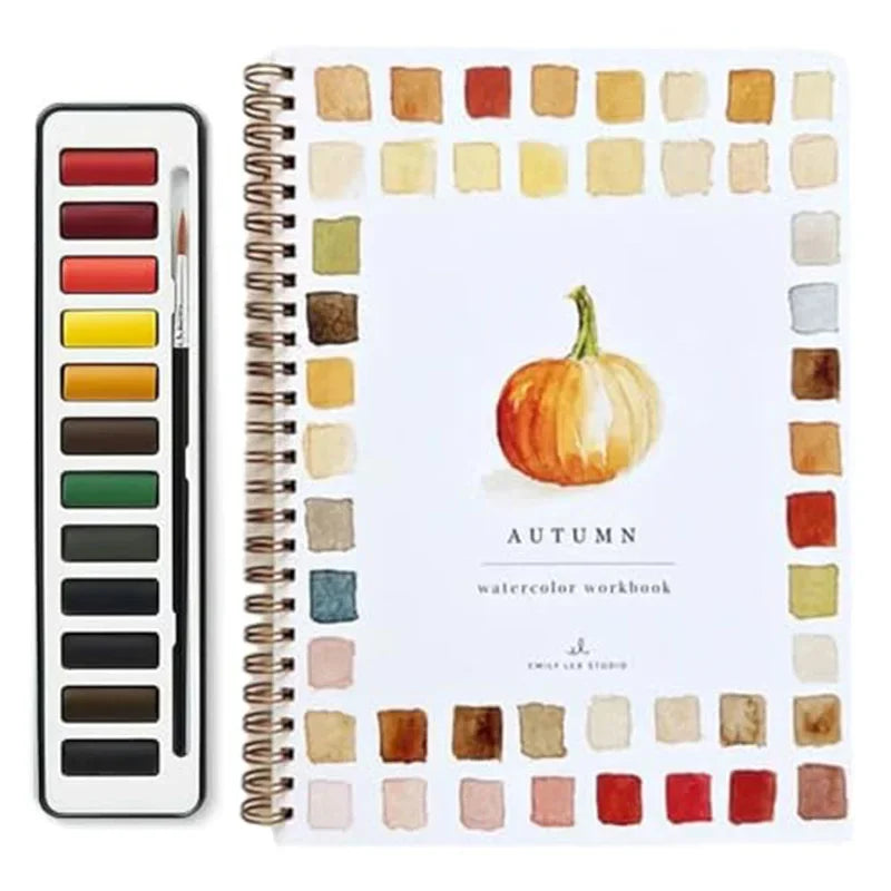 Beginner Watercolour Workbook – Guided Painting Activities for Mindfulness & Skill Building
