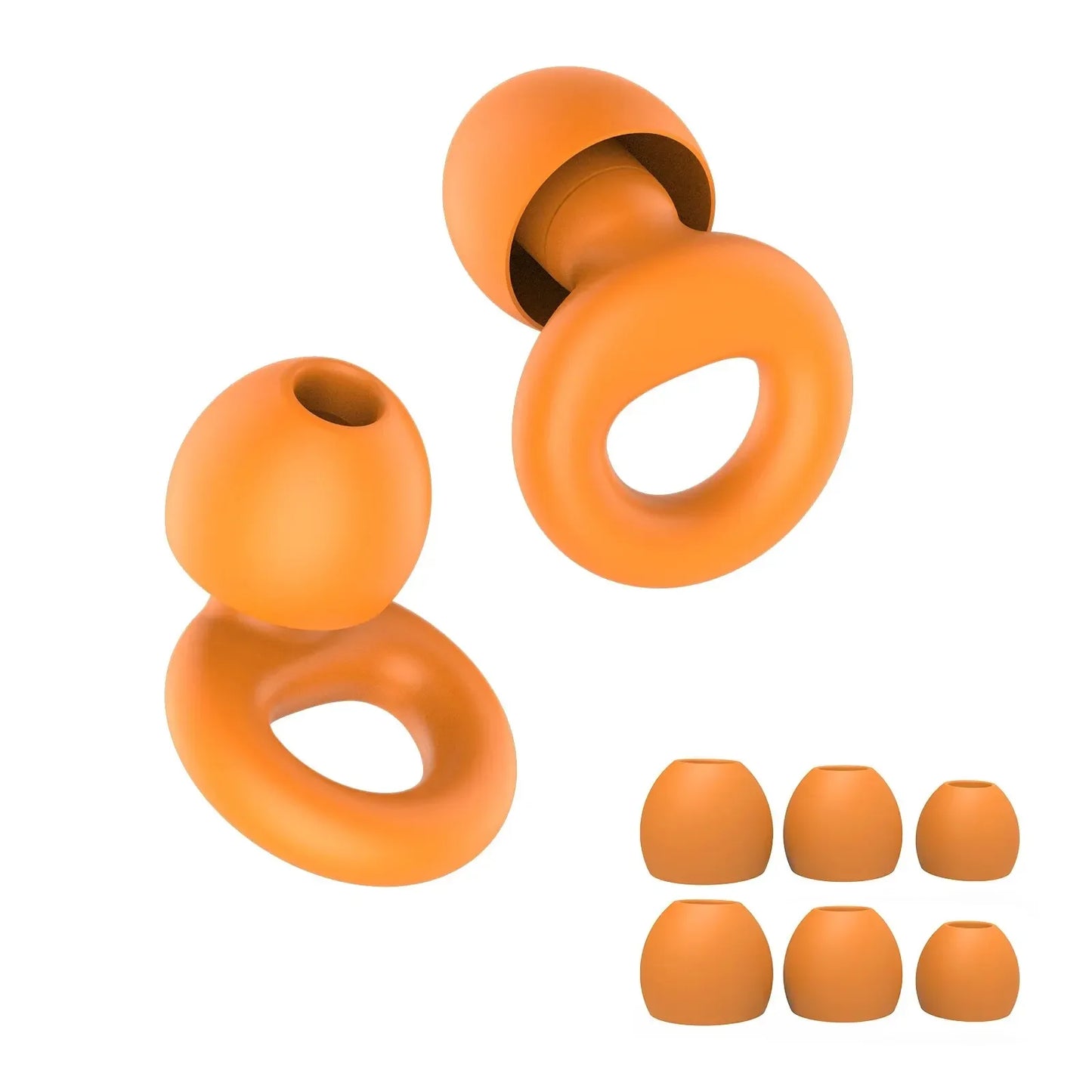 HUAK Silicone Ear Plugs High-Fidelity Noise Reduction for Neurodivergent Teens & Adults