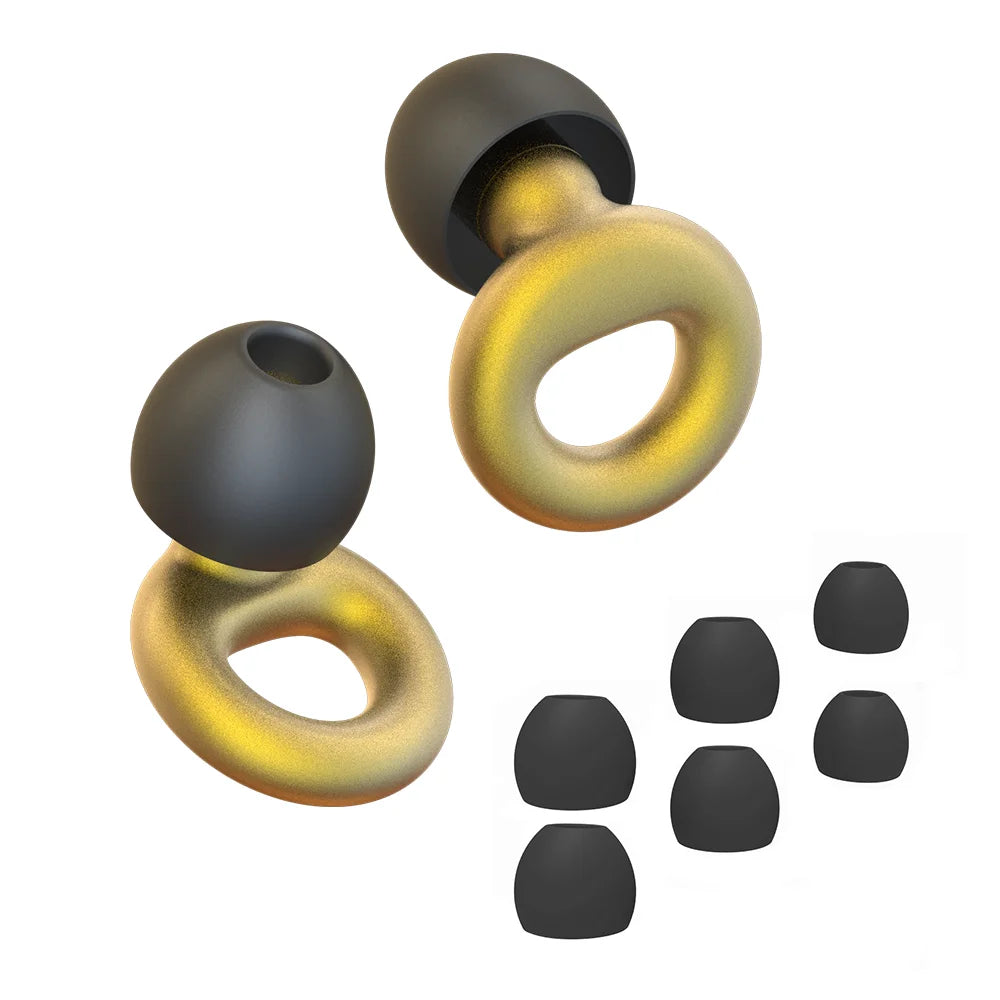 HUAK Silicone Ear Plugs High-Fidelity Noise Reduction for Neurodivergent Teens & Adults