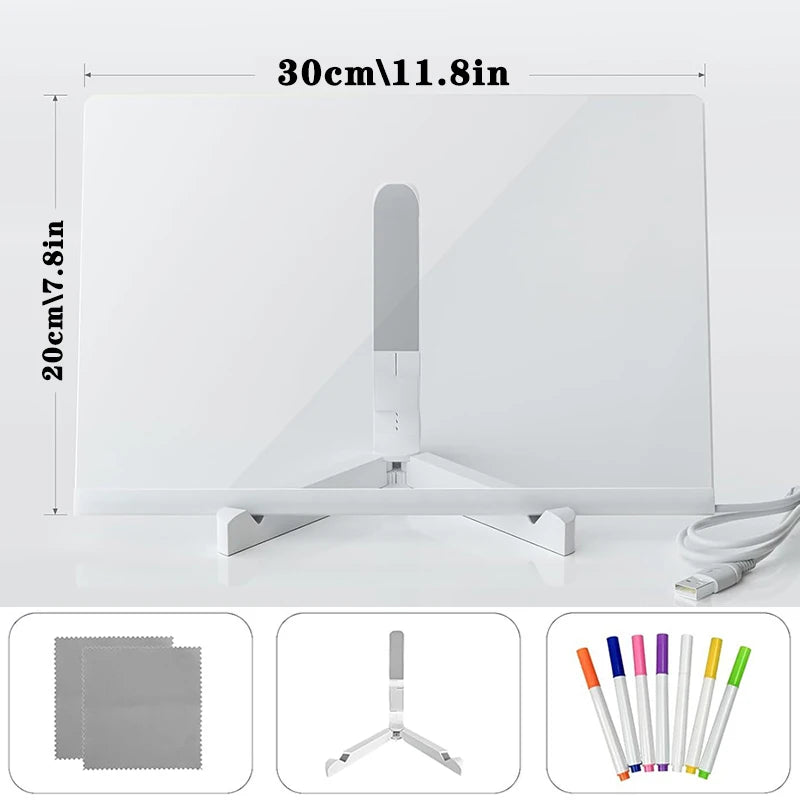 Glowing Acrylic Marker Board