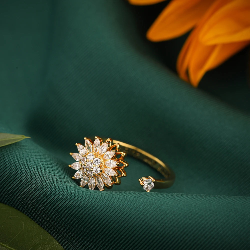 Sunflower Anti Stress Fidget Rings